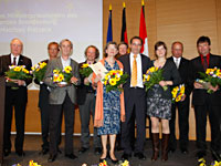 Gruppenbild Verleihung Europaurkunde 2009