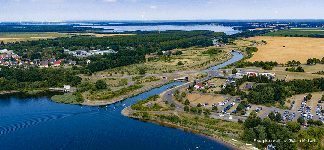 Blick Lausitzer Seenland, Foto: picture alliance