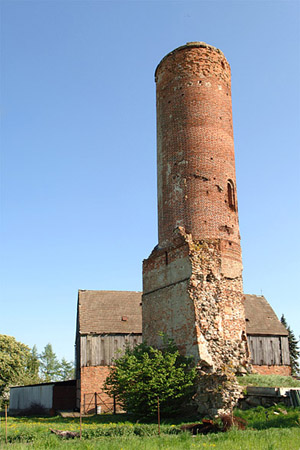 Foto: Turm der Burgruinenanlage