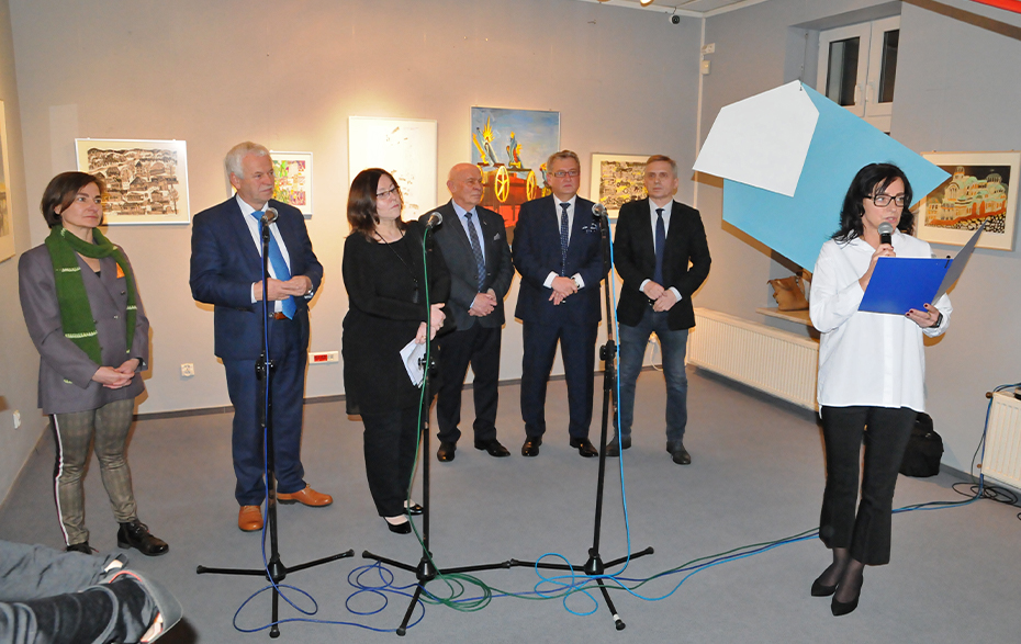 Foto: Ausstellungseröffnung Koszalin Januar 2020