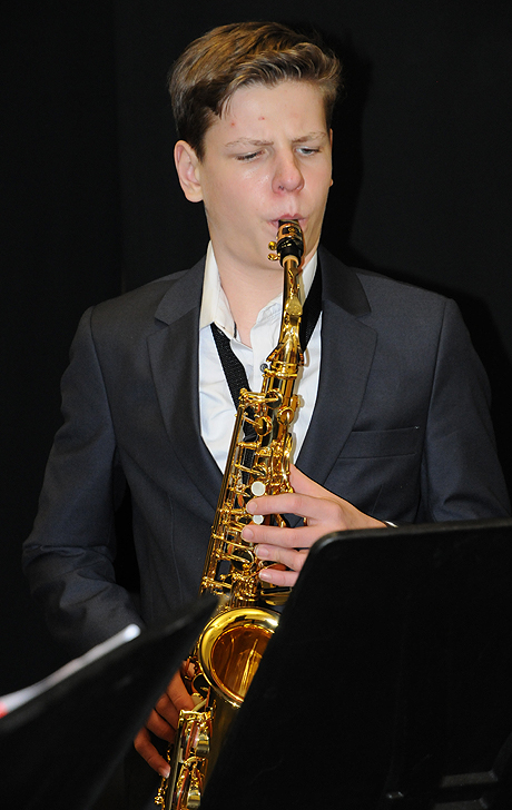 Foto: Preisträgerkonzert Jumu Marius Scholz Saxophon