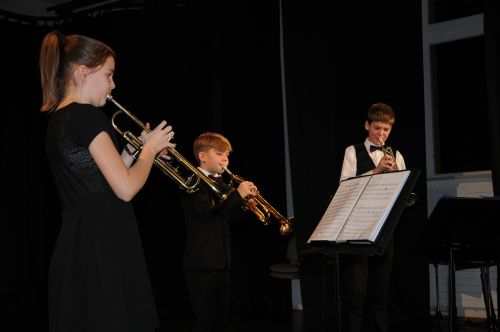 Foto: Wettbewerb Jugend musiziert Trompeten-Trio