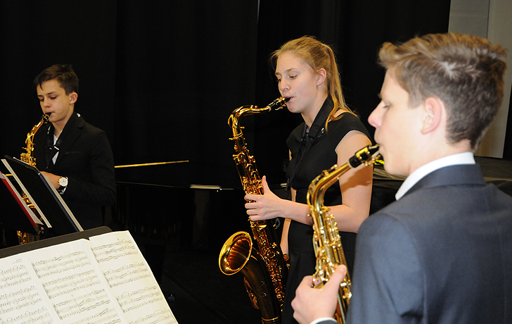 Foto: Preisträgerkonzert Jumu Saxophon Trio