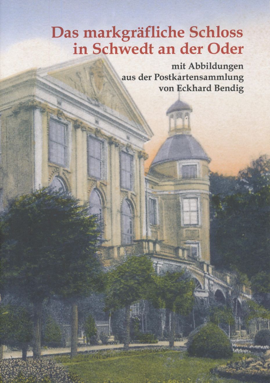 Die Schlossrampe in Schwedt, Detail einer kolorierten Postkarte 