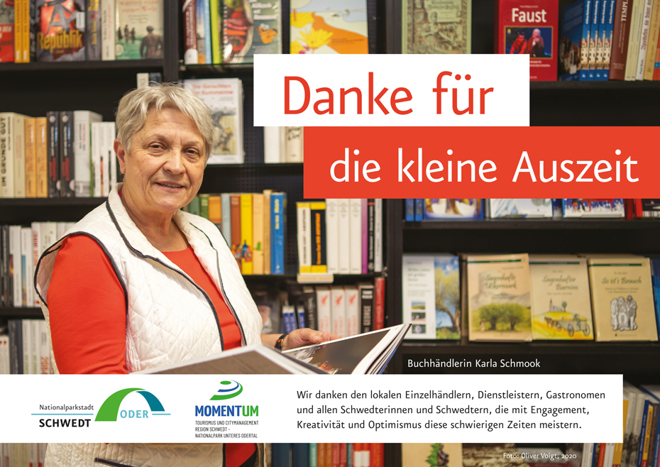 Plakat „Danke für die kleine Auszeit“