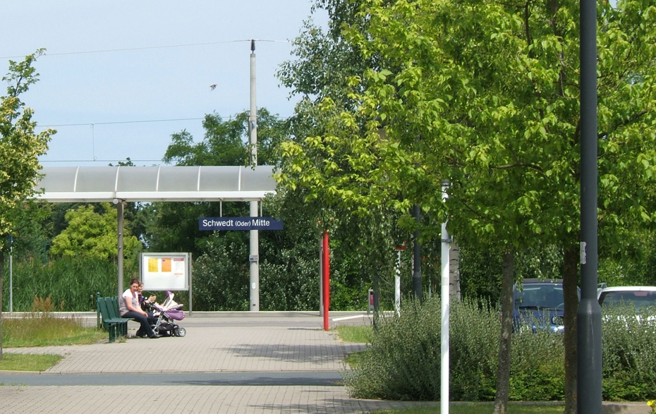 Foto: Bahnhof Schwedt (Oder) Mitte