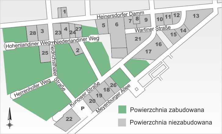 Mapa: Okręg rzemieślniczy Berkholzer Allee