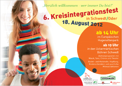 Plakat des Kreisintegrationsfestes