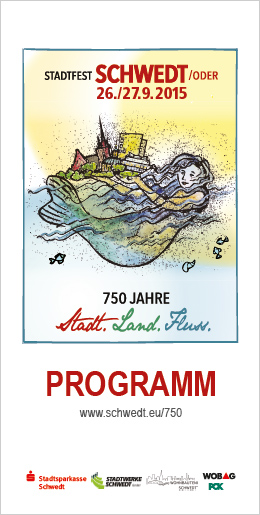 Titelseite des Programmflyers mit der Marke