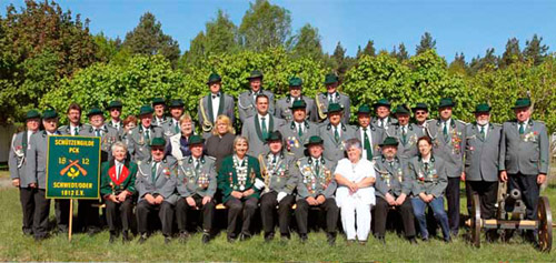 Foto: Gruppenfoto der Schützengilde