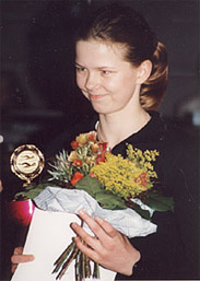 Foto: Britta Steffen ist Schwedter Sportlerin des Jahres 1999.