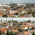 2 Fotos: Blick über die Dächer der Altstadt