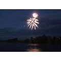 Foto: Feuerwerk über dem Kanal