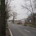 Foto vom 25. Dezember 2013: Straße zur Grenze nach Polen