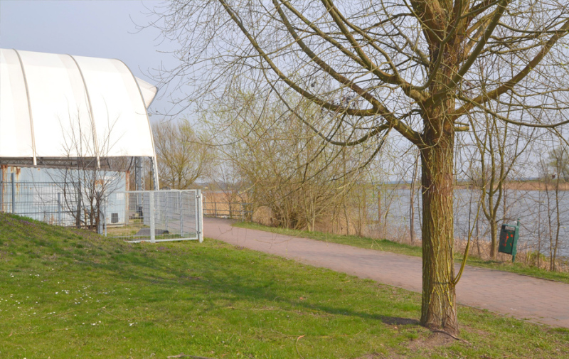 Foto: Radweg an der Odertalbühne