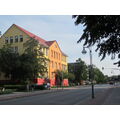 Foto vom 20. August 2011: farbiges Gebäude der Musik- und Kunstschule