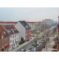 Foto vom 13. Februar 2013: erhöhter Blick auf die Augusstraße
