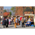 Foto: Osterhase auf dem Kirchplatz