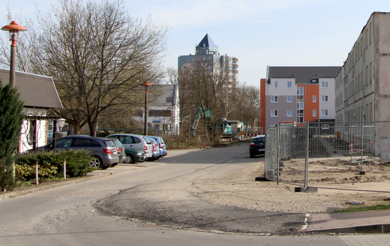 Foto: Straße zur Baustelle Foto: Straße zur Baustelle