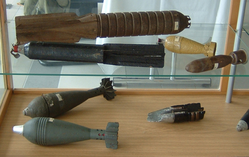 Foto: Munition in einer Vitrine Foto: Munition in einer Vitrine