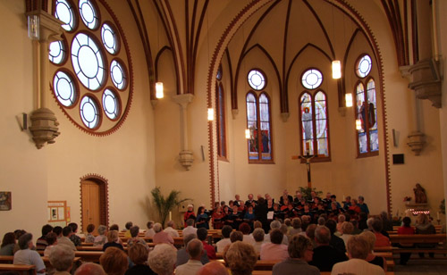Chorkonzert in der katholischen Kirche